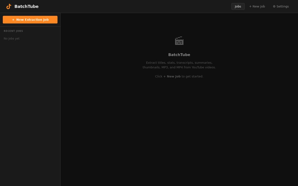 BatchTube full feature walkthrough